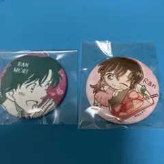 名探偵コナン　毛利蘭　缶バッジ　2種