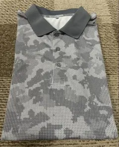 グレー カモフラ柄 ポロシャツ 半袖のサムネイル