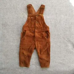 zara baby ザラベビーボーイ**コーデュロイサロペット キャメル 80