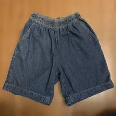 GU デニムハーフパンツ 140サイズ