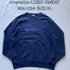 champion チャンピオン　ロゴスウェット XL 前V USA 90s