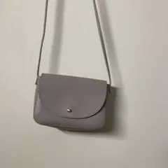 イング　INGNI ショルダーバッグ　ポシェット　パープル　グレー