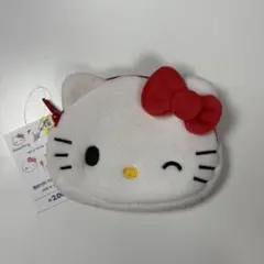 韓国　ダイソー　DAISO ハローキティ フリースポーチ