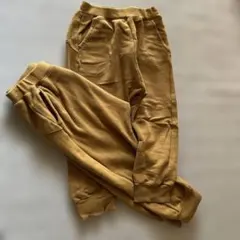 黄土色スウェットパンツ Mサイズ2枚