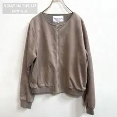 【A DAY IN THE LIF】ベージュ ジャンパー 38 サイズ相当