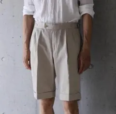 定価2.1万円 United Arrows グルカショーツ 46 ベルトレスのサムネイル