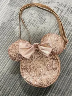 ディズニーリゾート　ミニー　スパンコール　バッグ　キラキラ　ミニーバッグ