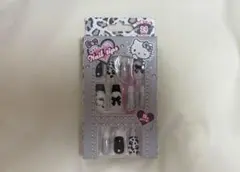 【未使用】キティ ヒョウ柄ネイルチップ 24sheets