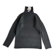 ニットセーターハイネック黒