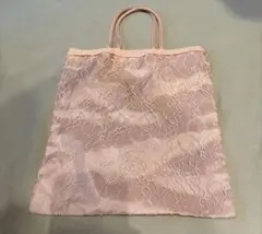 手提げバッグ　ピンク