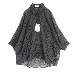 イーハイフンワールドギャラリー シアーブラウス 星柄 黒 F フェアリーグランジのサムネイル