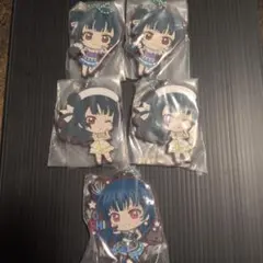 ラブライブ！サンシャイン!! Aqours 津島善子 ラバスト 缶バッジセット
