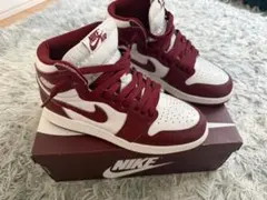 «美品» NIKE エアジョーダン1 レトロ ハイ OG アーティザナルレッド