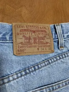 Levi's リーバイス 550 W34L32ハーフパンツ