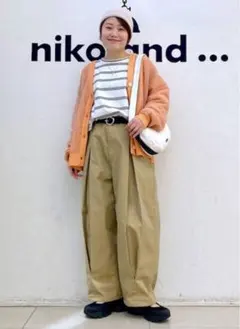 Niko and…［MODE NORM CORE］マルチストライプワークパンツ2 - メルカリ