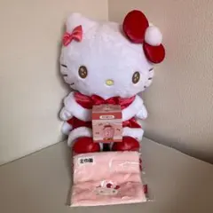 ハローキティ 当たりくじ ぬいぐるみ 巾着 小物入れ
