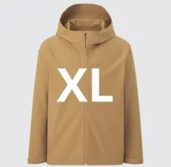 未使用 ユニクロ ブロックテックパーカ 3Dカット イエロー XL
