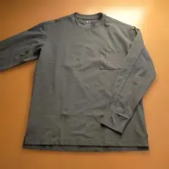 BURTLE　グレー 長袖シャツ 胸ポケット付き