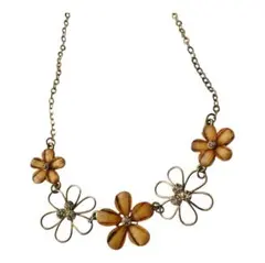 花モチーフ ネックレス　送料無料　匿名配送