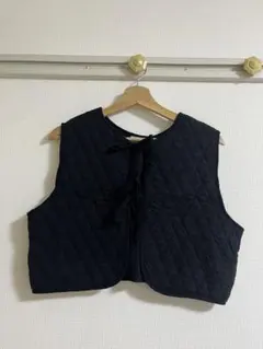 Samansa Mos2 カットキルトベスト