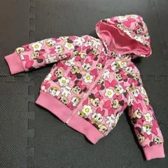 ミッキー ミニー フード付きアウター 80cm