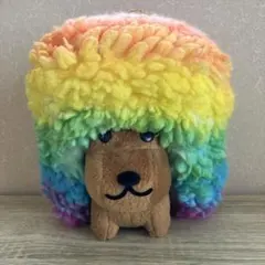 直筆サインあり・限定】激レアアフロ犬20周年受注生産ぬいぐるみ