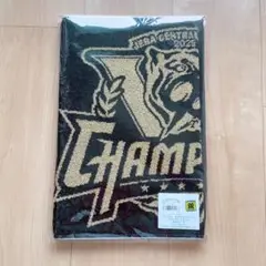 阪神タイガース リーグ優勝記念　ジャガードラメフェイスタオル　阪神百貨店限定品
