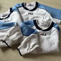FILA 体操服 3枚セット ホワイト/ブルー