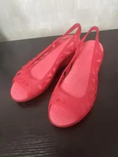 《中古》クロックス　アドリーナⅢ ウエッジサンダル　ラバー　24