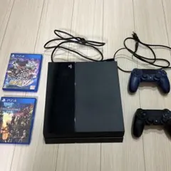 PlayStation 4 本体 コントローラー2個 ゲームソフト2本付き