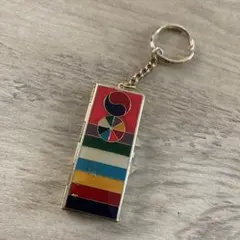 昭和レトロ　アンティーク　手鏡　キーホルダー　スーベニア　韓国　ヴィンテージ