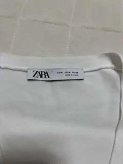 ZARA ホワイト カーディガン M