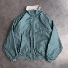 雪無し 90s 94年 パタゴニア シェルドシンチラ ジャケット グリーン XL
