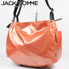 極美品✨ジャックゴム ショルダーバッグ メタリック オレンジ 軽量