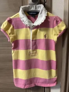 ラルフローレン⭐︎ボーダーフリルポロシャツ　24m