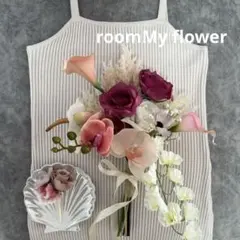 ピンク×ホワイトの華やかブーケ♡ クラッチブーケ　胡蝶蘭