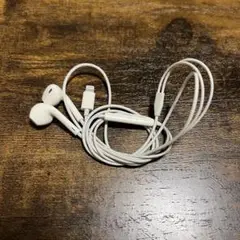音量調節機能付き iPhoneライトニングイヤフォン