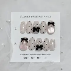 現品 ネイルチップ さくらんぼ フレンチガーリー 量産型 ワンホン ちゅるん