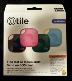 【新品未使用】 Life360 Tile Mate (2024)４個マルチカラー