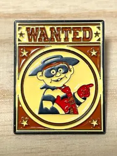 ハンバーグラー ウォンテッド ピンバッジ ピンズ マクドナルド #2 金属製