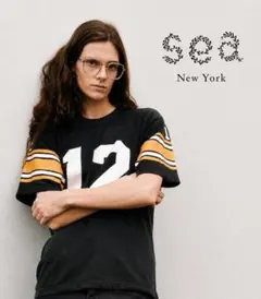 Sea New York VERA フットボールTシャツ XL チャコールグレーのサムネイル