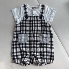 KP BOY ロンパース 70cm チェック柄のサムネイル