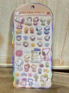 コットンパフィーシール スヌーピー