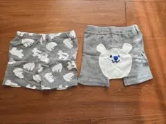 半ズボン2枚セット　80cm