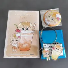 3点　地縛少年花子くん 源輝 源光　ワイヤーアクリルチャーム 缶バッジ 特典