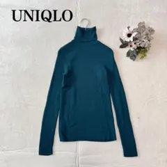 【UNIQLO】特級美利奴羊毛羅紋高領毛衣（M）休閒