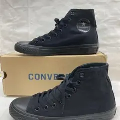 【新品・未使用】CONVERSE ブラック ハイカット　25.5cmのサムネイル