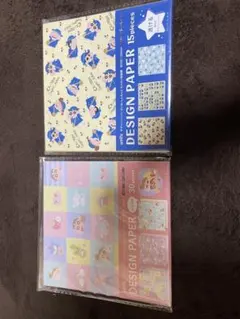 クレヨンしんちゃんデザインペーパー4点セット