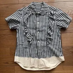 【美品】COMME des GARÇONS　チェックシャツのサムネイル