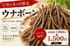 本日まで【サンまる土用の丑の日】うなぎの骨 うなボーンジャーキー